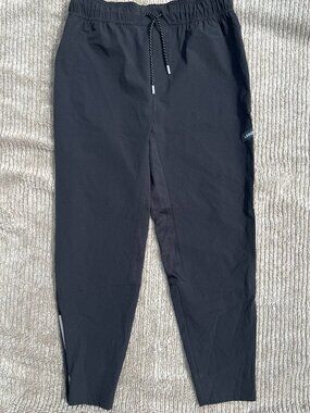 Legends Black Performance Jogger Pants Perforated Size L